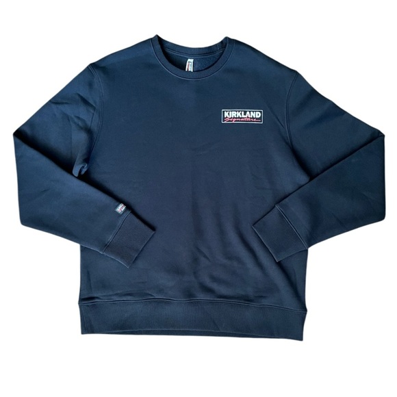 🌸2/$15🌸 Kirkland Signature Black Crew Neck Sweatshirt - Picture 2 of 6